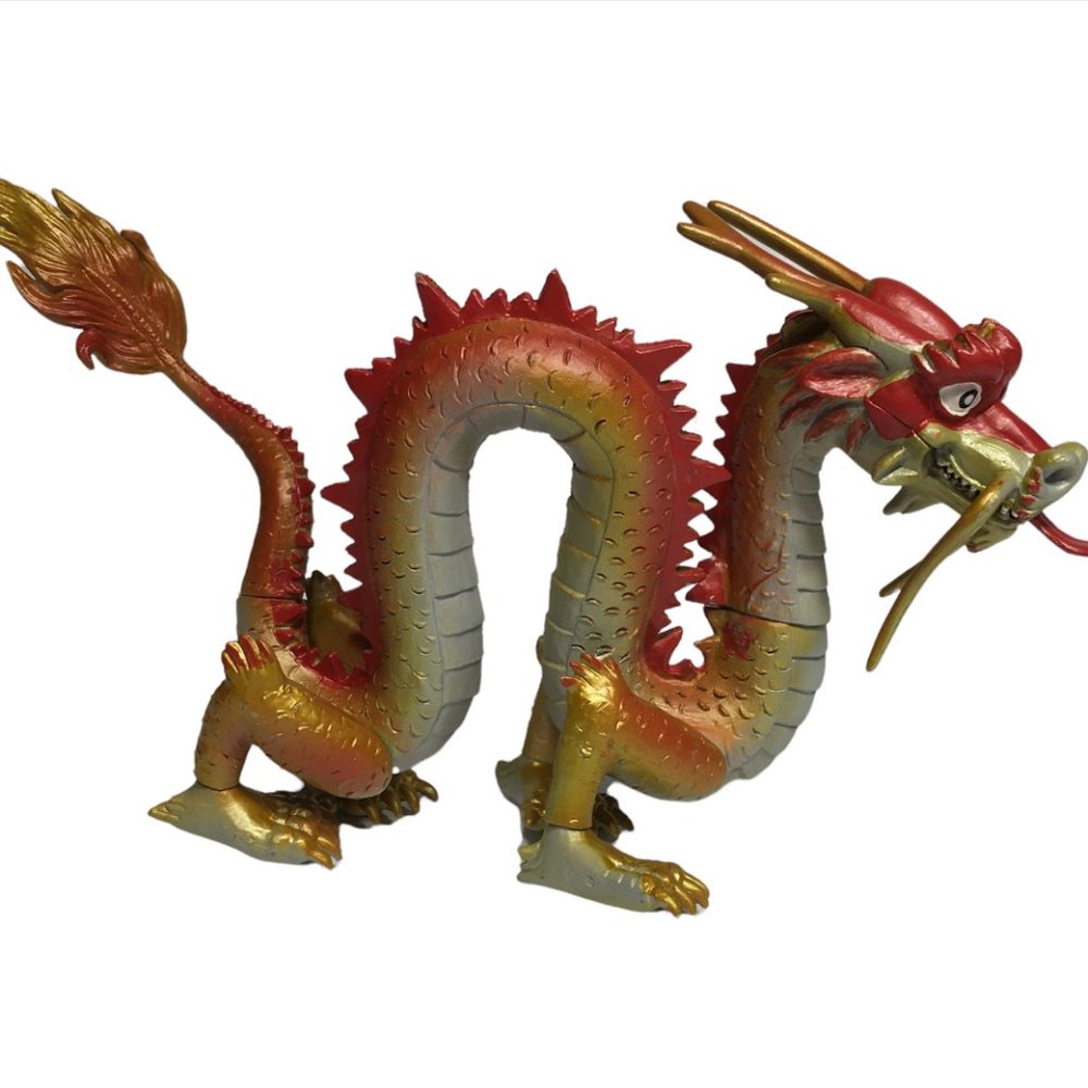TIBETAN DRAGON Dragonology Series Figure Sababa Toys 8" inch Red Jointed VHTF - Picture 3 of 12